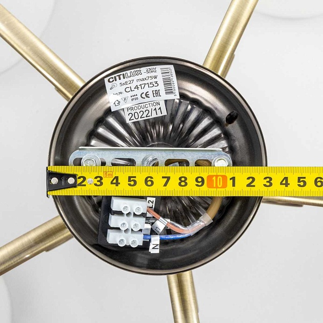 Потолочная люстра Citilux Франческа CL417153 изображение 5 Потолочная люстра Citilux Франческа CL417153 Фото № 5