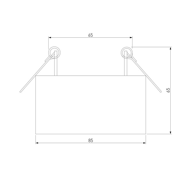 Встраиваемый светодиодный светильник Elektrostandard Glam 25095/LED a065708 изображение 2 Встраиваемый светодиодный светильник Elektrostandard Glam 25095/LED a065708 Фото № 2