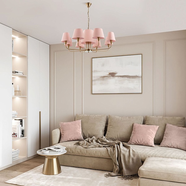 Подвесная люстра Eurosvet Milos 60154 латунь Фото № 5