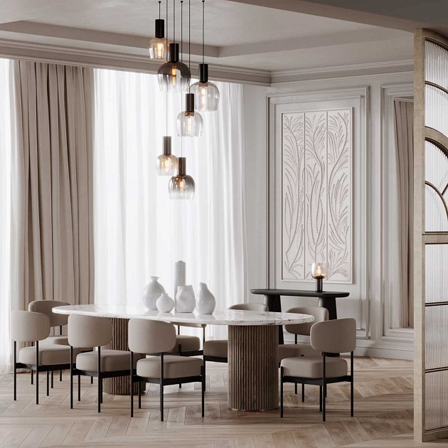 Подвесной светильник Maytoni Smart Casual MOD414PL-06B изображение 2 Подвесной светильник Maytoni Smart Casual MOD414PL-06B Фото № 2