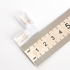 Соединитель угловой 10мм для ленты COB LS530, LD178 2