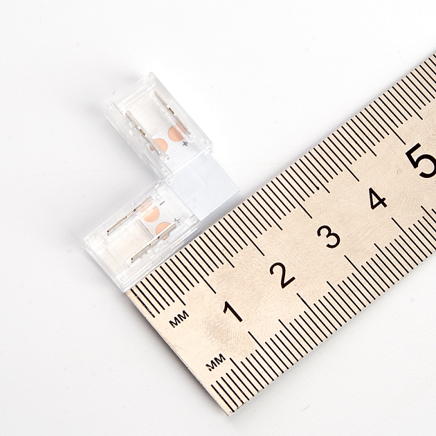 Соединитель угловой 10мм для ленты COB LS530, LD178 Фото № 3