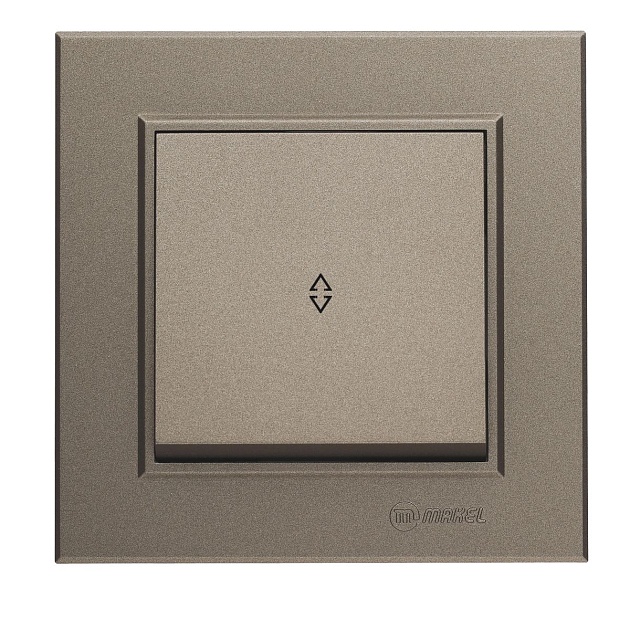 Выключатель одноклавишный проходной Makel Karea 56052005 Фото № 1