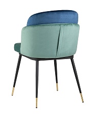Кухонный стул Stool Group Пенелопа велюр мятный+синий FDC8054 FUT-70 + FUT-40 4