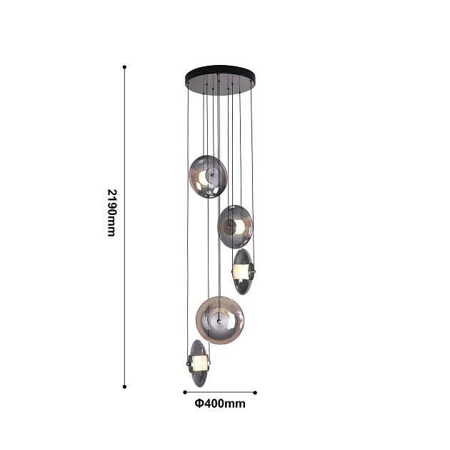 Подвесная светодиодная люстра Favourite Rulle 4373-5P Фото № 2