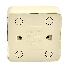 Переключатель одноклавишный Stekker слоновая кость MSW10-12-04 49478 3