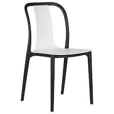 Стул обеденный DOBRIN ADAM (черный/белый) 669PP-LMZL ADAM