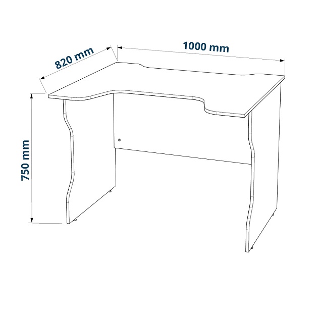 Письменный стол Шведский Стандарт VÄRDIG K2 S00579 Фото № 3
