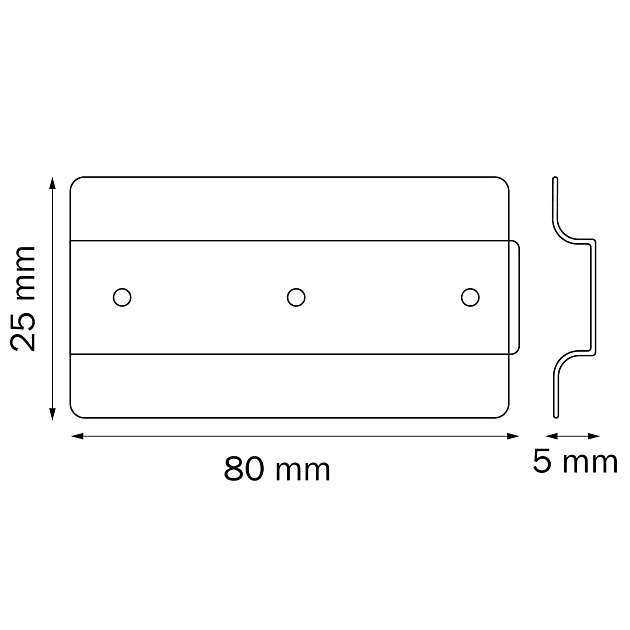Планка соединительная к треку Lightstar Teta 505186 Фото № 2