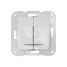 DEA Выключатель 2кл (инд) с/у 10А мех. Бел KRANZ KR-78-0203