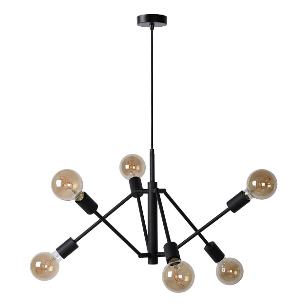 Подвесная люстра Lucide Lester 21424/06/30 изображение 1 Подвесная люстра Lucide Lester 21424/06/30 Фото № 1