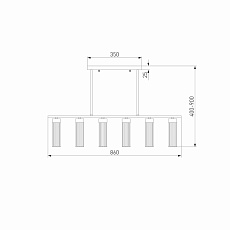 Подвесная люстра Eurosvet Oriens 60166 1