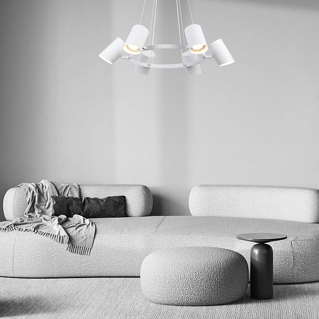 Подвесная люстра Eurosvet Splay 70147/6 белый Фото № 2