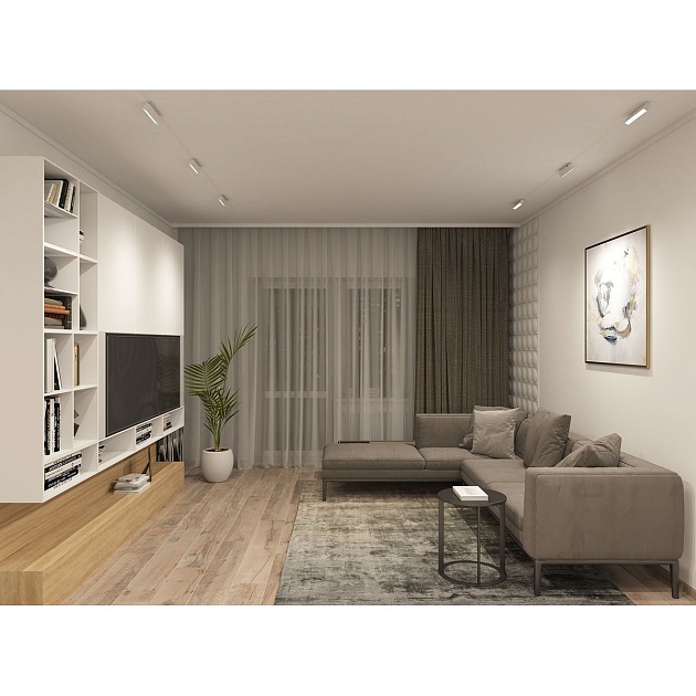 Трековый светодиодный светильник Denkirs Smart Linear DK8009-WH Фото № 5