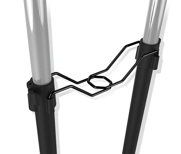 Гардеробная вешалка Sheffilton SHT-WR4150 черный/черный муар/хром лак 3290396001 Фото № 3