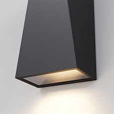 Уличный настенный светодиодный светильник Maytoni Times Square O580WL-L6B 4