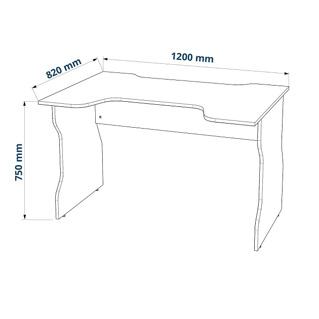 Письменный стол Шведский Стандарт VÄRDIG K1 S00531 Фото № 3