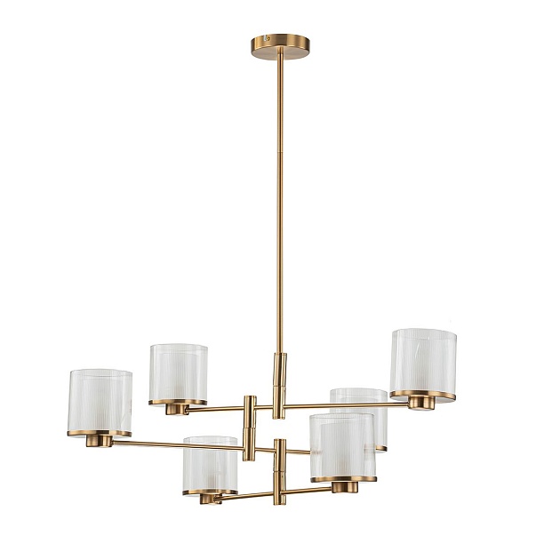 Подвесная люстра Indigo Bilancia 13023/6R Brass V000352 Фото № 1