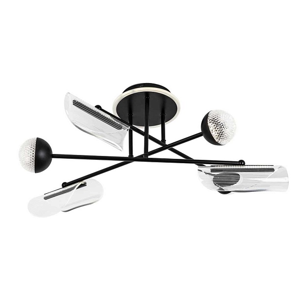 Потолочный cветильник LED4U L3200-6 BK изображение 1 Потолочный cветильник LED4U L3200-6 BK Фото № 1