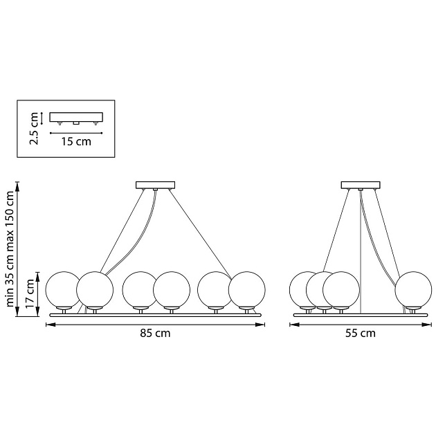 Подвесная люстра Lightstar Croco 815360 Фото № 2
