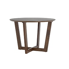 Кухонный стол Stool Group Kay D110 массив гевеи, орех УТ000004681