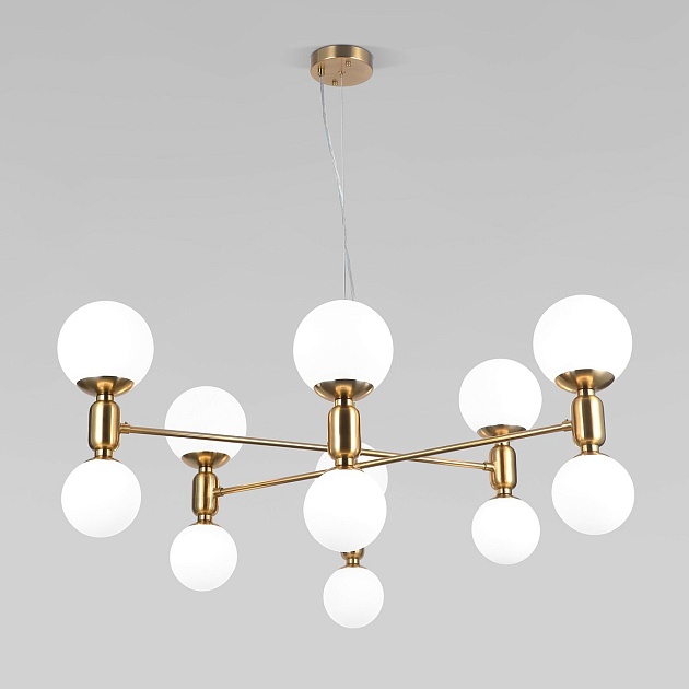 Подвесная люстра Eurosvet Bubble 30182 латунь Фото № 1
