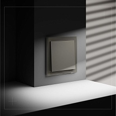 Проходной переключатель встраиваемый Voltum S70 одноклавишный 10А, (шелк) VLS010304 5