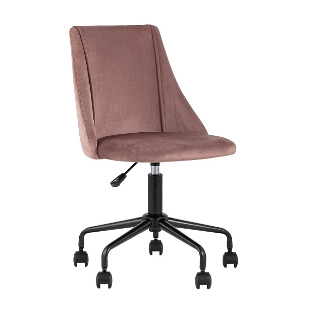 Поворотное кресло Stool Group Сиана велюр розовый CIAN ROSE Фото № 1