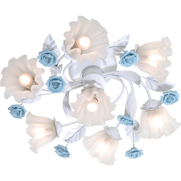 Потолочная люстра Lucia Tucci Fiori Di Rose 112.6.1 изображение 1 Потолочная люстра Lucia Tucci Fiori Di Rose 112.6.1 Фото № 1