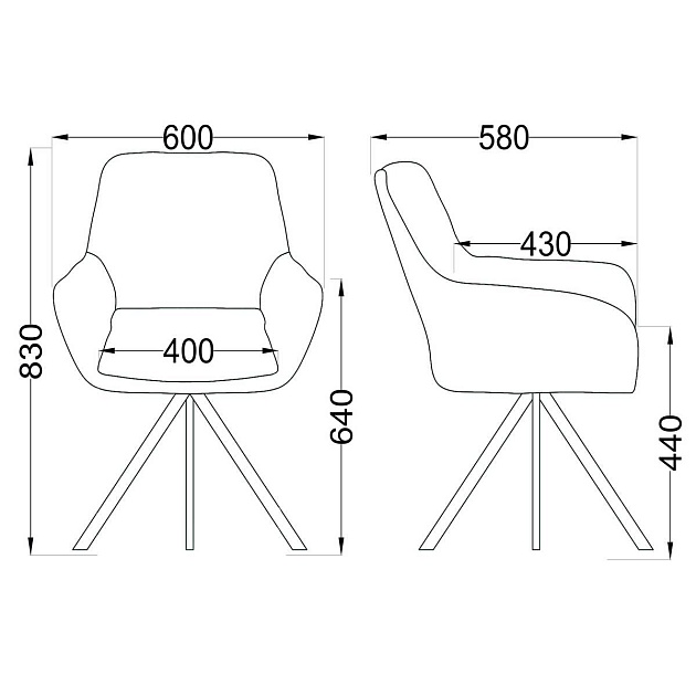 Поворотное кресло AksHome Virginia шоколадный, велюр 70479 изображение 2 Поворотное кресло AksHome Virginia шоколадный, велюр 70479 Фото № 2