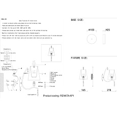 Бра Crystal Lux Renata AP1 Gold 1