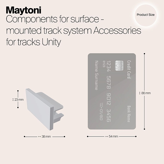 Заглушка Maytoni Track TRA001EC-11W Фото № 2