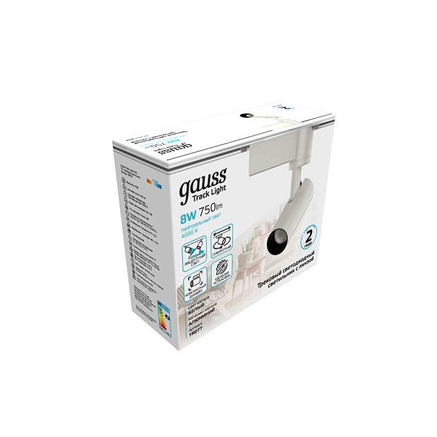 Трековый светодиодный светильник Gauss Track Light Led TR077 Фото № 6