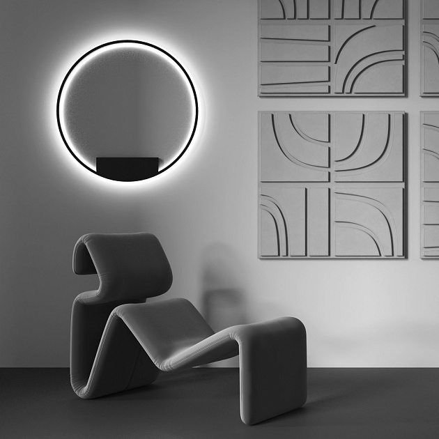 Настенный светодиодный светильник Maytoni Rim MOD058WL-L50BK Фото № 2