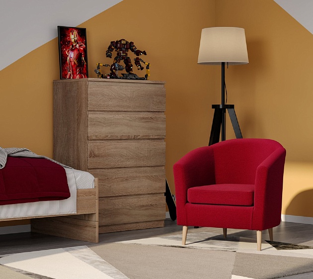 Кресло Шведский Стандарт Тунне Twist 09 бордовое TUNACH TW09 изображение 3 Кресло Шведский Стандарт Тунне Twist 09 бордовое TUNACH TW09 Фото № 3