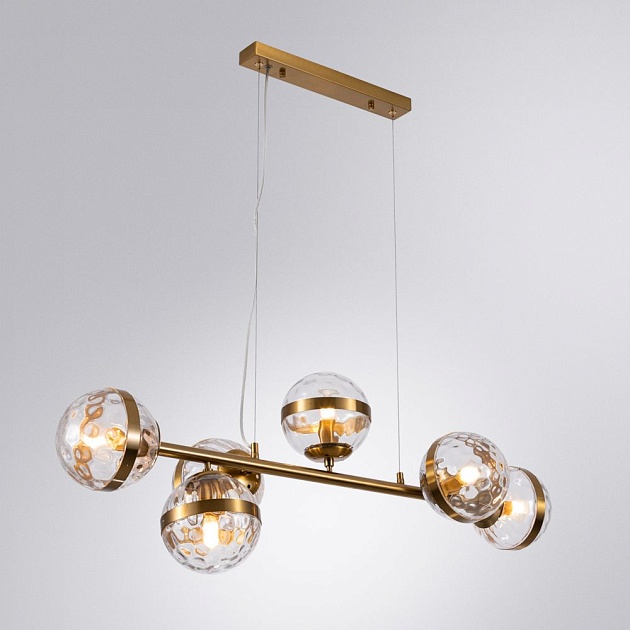 Подвесная люстра Arte Lamp Delacrua A7770SP-6PB изображение 3 Подвесная люстра Arte Lamp Delacrua A7770SP-6PB Фото № 3