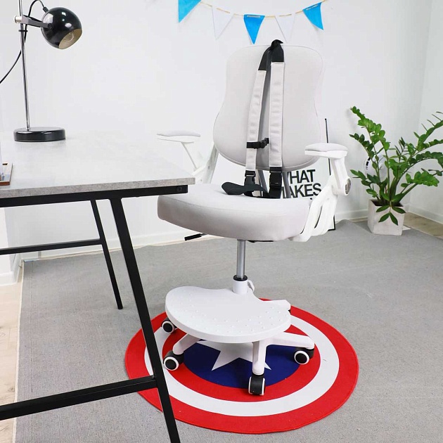 Детское кресло AksHome Swan серый, ткань 84771 Фото № 19