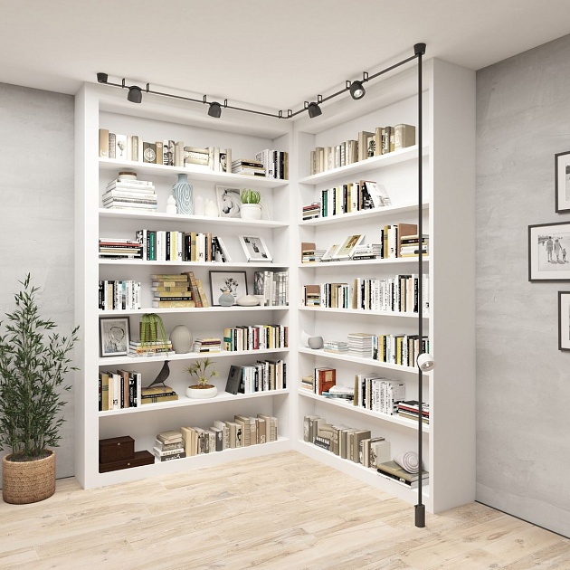 Трековый светодиодный светильник Denkirs Belty Spot DK5541-WH+BK изображение 7 Трековый светодиодный светильник Denkirs Belty Spot DK5541-WH+BK Фото № 7