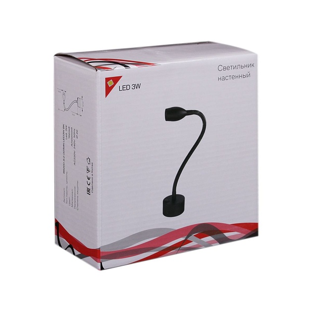 Бра Reluce 86200-9.2-001MN LED3W BK изображение 2 Бра Reluce 86200-9.2-001MN LED3W BK Фото № 2