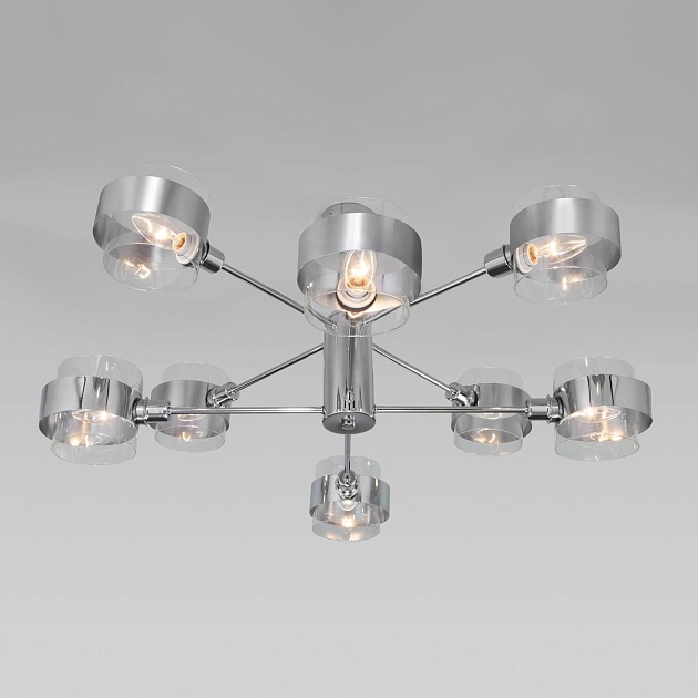 Потолочная люстра Eurosvet Arcada 70127/8 хром Фото № 4