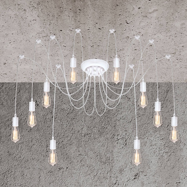 Подвесная люстра Loft IT Spider Loft1162W/10 изображение 5 Подвесная люстра Loft IT Spider Loft1162W/10 Фото № 5