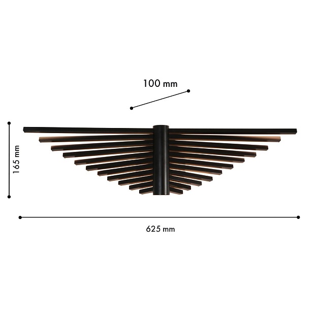 Настенный светодиодный светильник Favourite Vingar 4381-1W изображение 2 Настенный светодиодный светильник Favourite Vingar 4381-1W Фото № 2