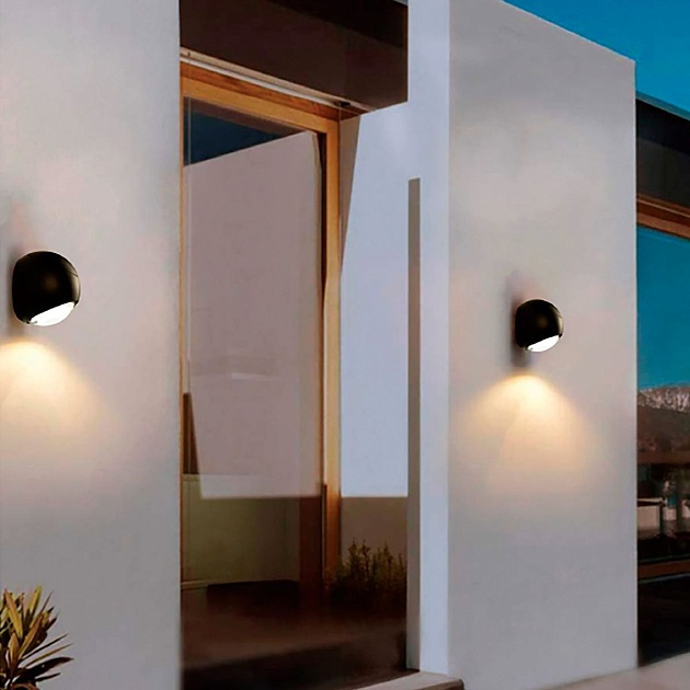 Уличный настенный светодиодный светильник Favourite Linse 4391-1W изображение 4 Уличный настенный светодиодный светильник Favourite Linse 4391-1W Фото № 4