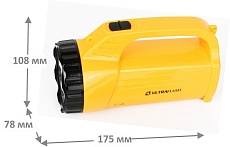 Рабочий светодиодный фонарь Ultraflash Accu Profi аккумуляторный 175х100 45 лм LED3819CSM 12860 2