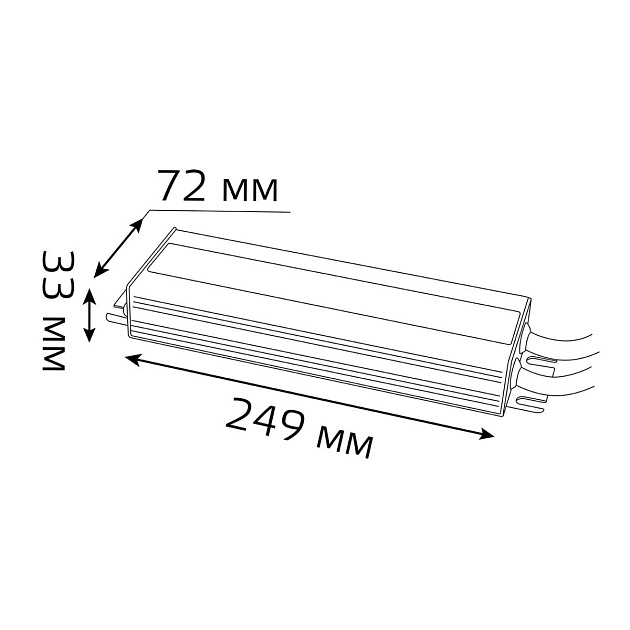 Блок питания Gauss 12V 200W IP66 20A 202023200 Фото № 4