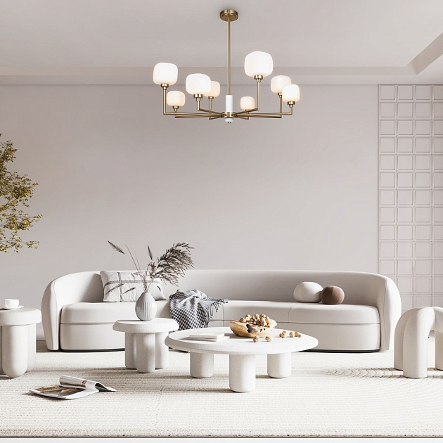 Подвесная люстра Freya Tender FR5373CL-08BS изображение 10 Подвесная люстра Freya Tender FR5373CL-08BS Фото № 10