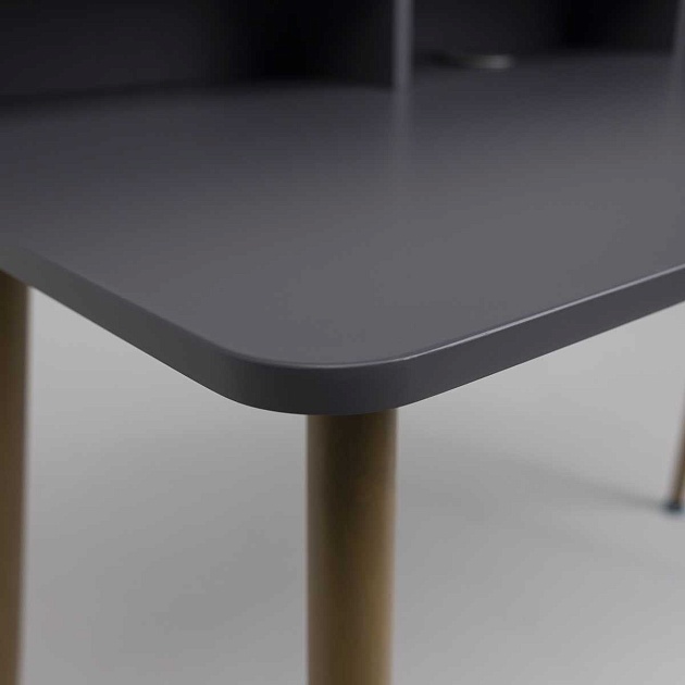 Письменный стол AksHome Jasper серый, металл 86201 Фото № 5