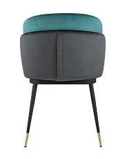 Кухонный стул Stool Group Пенелопа вельвет бирюзовый+антрацит FDC8054 FUT-83 + FUT-74 3