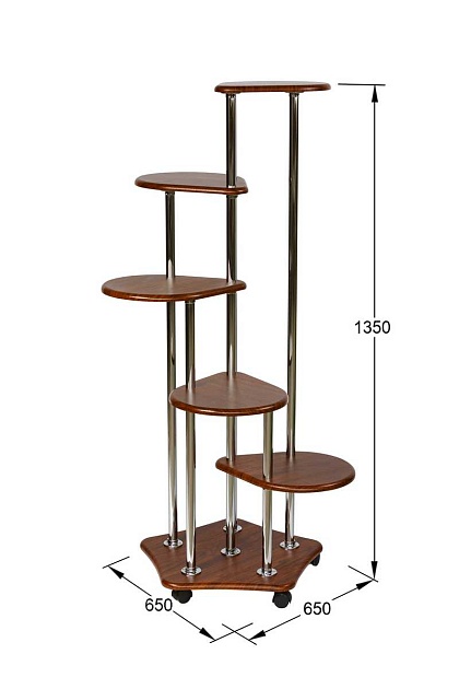 Подставка для цветов Мебелик Пятерочка 006652 изображение 3 Подставка для цветов Мебелик Пятерочка 006652 Фото № 3