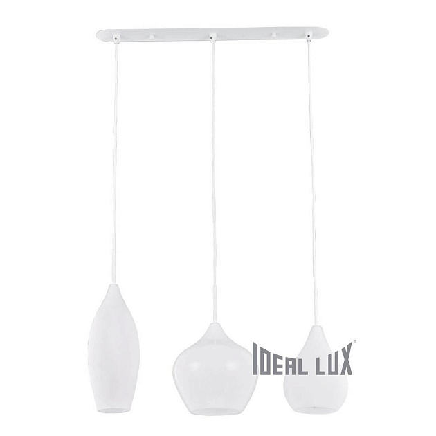 Подвесной светильник Ideal Lux Soft SP3 Bianco 111858 изображение 1 Подвесной светильник Ideal Lux Soft SP3 Bianco 111858 Фото № 1